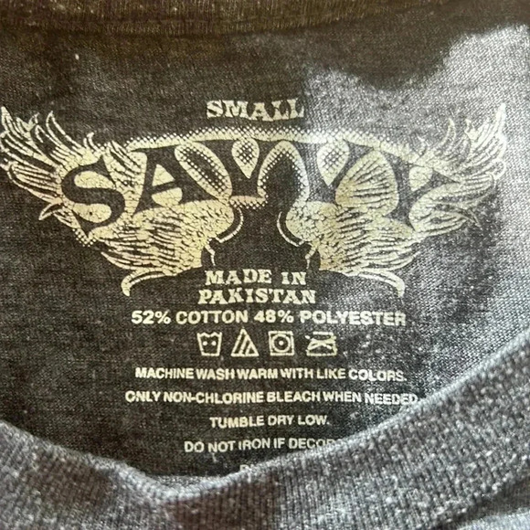 SAVVY Popeye Graphic T-shirt S - Picture 3 of 5